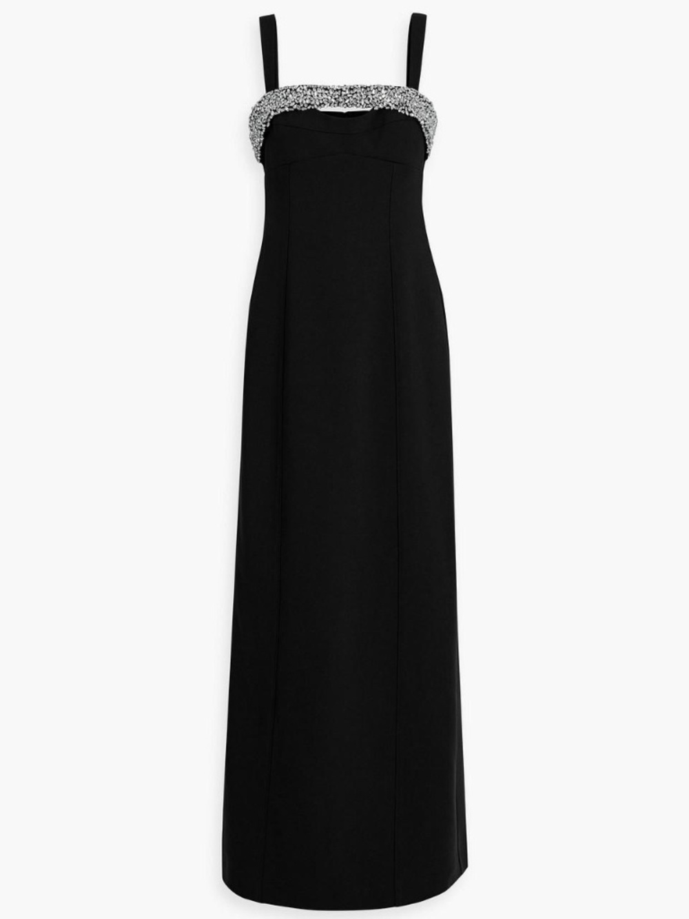 BNWT SIMKHAI Lennox Crystal-embellished Gown In Black